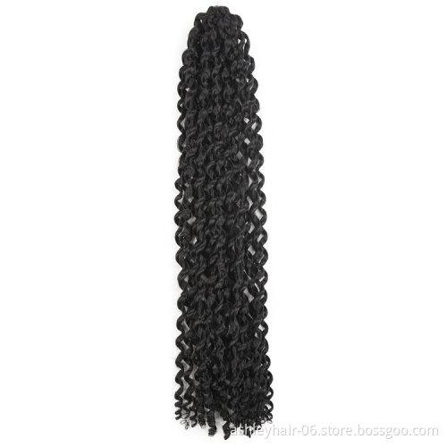 Synthetic Water Wave Crochet braiding braids braid hair